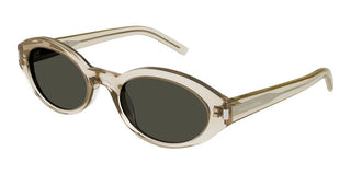 Saint Laurent SL 567 women Brown Oval Sunglasses