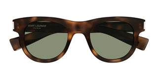 Saint Laurent SL 571 unisex Havana Squared Sunglasses