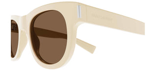 Saint Laurent SL 571 unisex Havana Squared Sunglasses