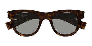 Saint Laurent SL 571 unisex Havana Squared Sunglasses