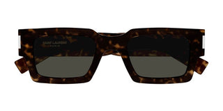 Saint Laurent SL 572 unisex Havana Rectangle Sunglasses