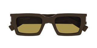 Saint Laurent SL 572 unisex Brown Rectangle Sunglasses