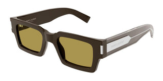 Saint Laurent SL 572 unisex Brown Rectangle Sunglasses