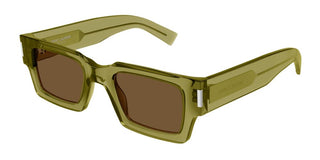 Saint Laurent SL 572 unisex Green Rectangle Sunglasses