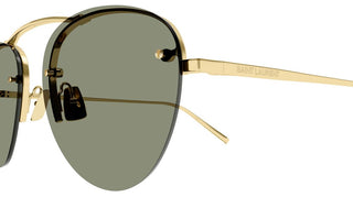 Saint Laurent SL 575 unisex Gold Round Sunglasses