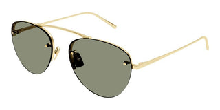 Saint Laurent SL 575 unisex Gold Round Sunglasses