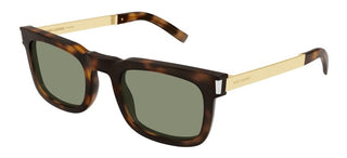 Saint Laurent SL 581 unisex Havana Squared Sunglasses