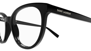 Saint Laurent SL 589 women Black Round Eyeglasses