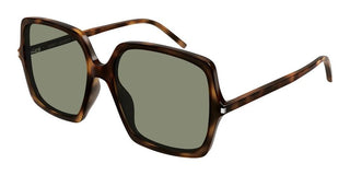 Saint Laurent SL 591 women Havana Geometric Sunglasses