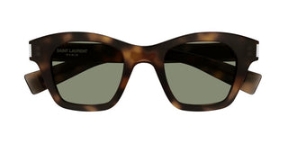 Saint Laurent SL 592 unisex Havana Geometric Sunglasses