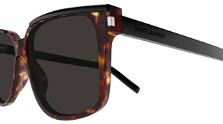 Saint Laurent SL 599 men Havana Geometric Sunglasses