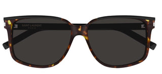 Saint Laurent SL 599 men Havana Geometric Sunglasses