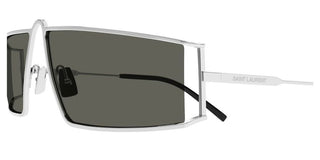 Saint Laurent SL 606 unisex Silver Geometric Sunglasses