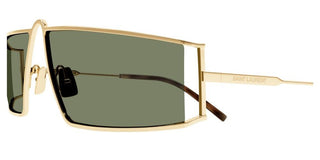 Saint Laurent SL 606 unisex Gold Geometric Sunglasses