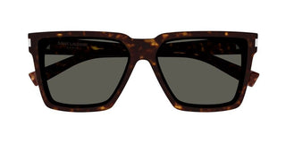 Saint Laurent SL 610 unisex Havana Squared Sunglasses