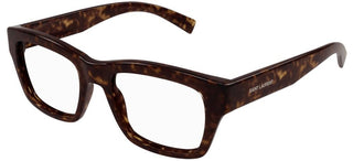 Saint Laurent SL 616 unisex Havana Squared Eyeglasses