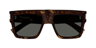 Saint Laurent SL 628 men Havana Squared Sunglasses