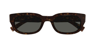 Saint Laurent SL 642 unisex Havana Squared Sunglasses