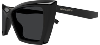 Saint Laurent SL 657/F women Black Butterfly Sunglasses