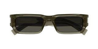 Saint Laurent SL 660 unisex Green Squared Sunglasses