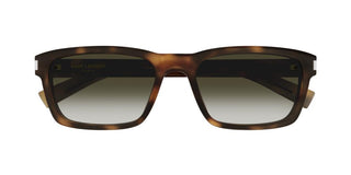 Saint Laurent SL 662 men Havana Squared Sunglasses