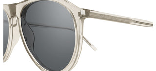 Saint Laurent SL 667 unisex Brown Pilot Sunglasses