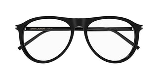 Saint Laurent SL 667 OPT unisex Black Round Eyeglasses