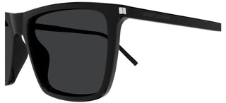 Saint Laurent SL 668 men Black Squared Sunglasses