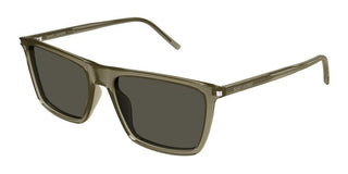 Saint Laurent SL 668 men Green Squared Sunglasses