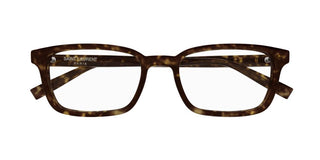 Saint Laurent SL 671 unisex Havana Squared Eyeglasses