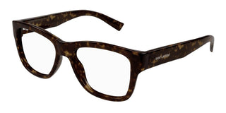 Saint Laurent SL 677 unisex Havana Squared Eyeglasses