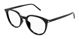 Saint Laurent SL 681/F unisex Black Round Eyeglasses