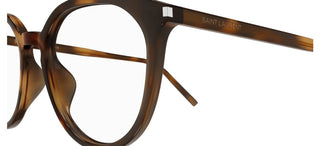 Saint Laurent SL 681/F unisex Havana Round Eyeglasses