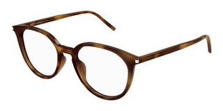 Saint Laurent SL 681/F unisex Havana Round Eyeglasses