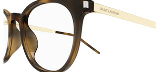 Saint Laurent SL 683/F unisex Havana Round Eyeglasses