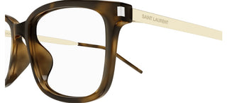 Saint Laurent SL 684/F unisex Havana Squared Eyeglasses