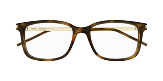 Saint Laurent SL 684/F unisex Havana Squared Eyeglasses