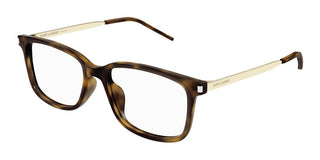 Saint Laurent SL 684/F unisex Havana Squared Eyeglasses