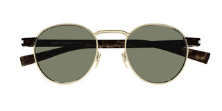 Saint Laurent Sl 707 Men Gold Round Sunglasses