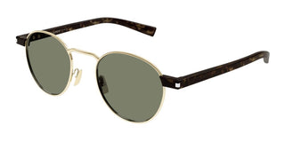 Saint Laurent Sl 707 Men Gold Round Sunglasses