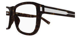 Saint Laurent SL 710 OPT men Havana Squared Eyeglasses