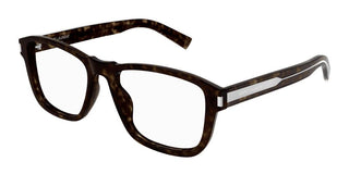 Saint Laurent SL 710 OPT men Havana Squared Eyeglasses