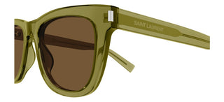 Saint Laurent Sl 712 Unisex Green Squared Sunglasses