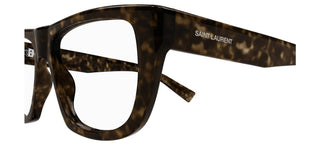 Saint Laurent SL 714 unisex Havana Squared Eyeglasses