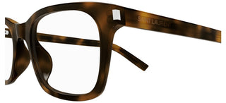 Saint Laurent SL 718 men Havana Squared Eyeglasses