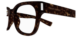 Saint Laurent SL 722 women Havana Squared Eyeglasses