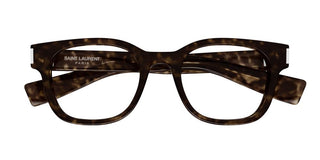 Saint Laurent SL 722 women Havana Squared Eyeglasses