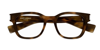 Saint Laurent SL 722 women Havana Squared Eyeglasses