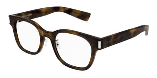 Saint Laurent SL 722/J unisex Havana Squared Eyeglasses