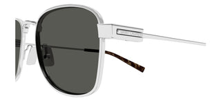 Saint Laurent Sl 741 Men Silver Squared Sunglasses